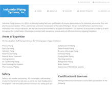 Tablet Screenshot of industrialpiping.com